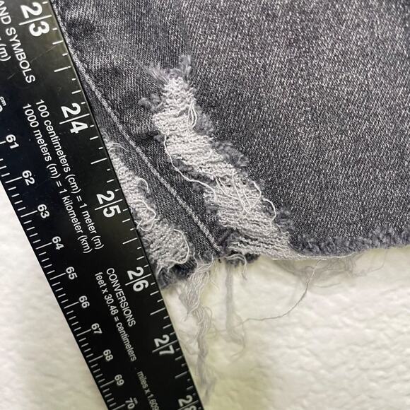 Universal Thread Womens Jeans Size 12 Gray Distressed High Rise Skinny Leg - Picture 8 of 16